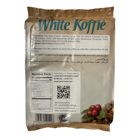 14oz Kopi Luwak White Koffie Premium (Pack of 1) - Mighty Depot