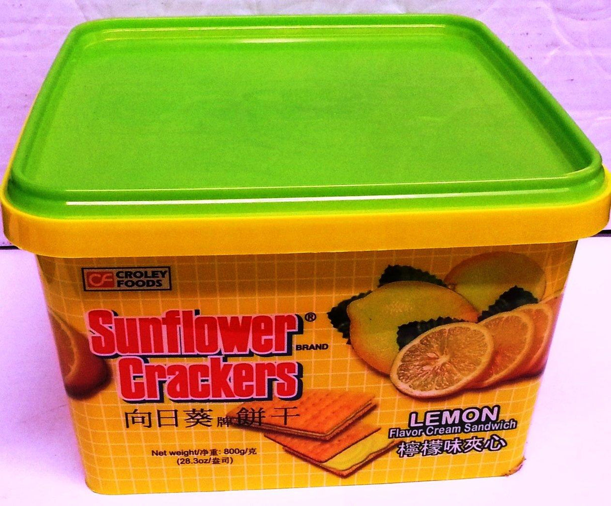 Sunflower Crackers Lemon Flavor 28.3oz - Mighty Depot