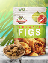 Organic Turkish Sun-Dried Figs 2lb bag - USDA Certified- Non-GMO- Unsulfured Vegan Snack - Mighty Depot