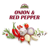 Himalayan Chef Himalayan Pink Salt with Roasted Onion & Red Crushed Pepper-Glass Grinder - Mighty Depot