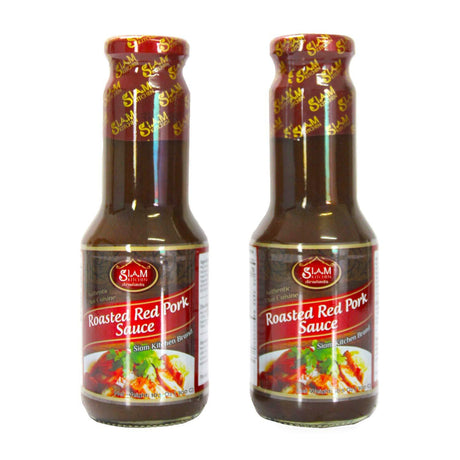 Siam Kitchen Classic Thai Red Pork Moo Daeng Gravy Sauce, 10.5 oz, 2 pack (Char Siew Sauce) - Mighty Depot