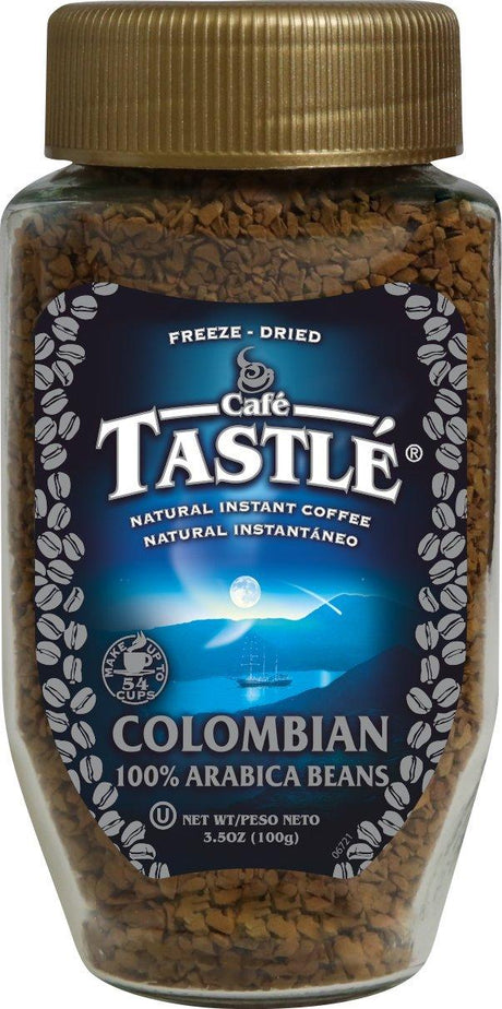 Cafe Tastle Colombian 100% Arabica Instant Coffee - Mighty Depot