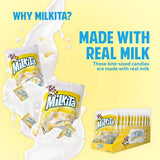 Milkita Creamy Shake Candy Bag, Gluten Free Chewy Candies with Calcium & Real Milk, Zero Trans Fat, Low-Sugar - Mighty Depot