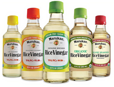Marukan Genuine Brewed Rice Vinegar, 12 Ounce Glass Bottle (Pack of 1)