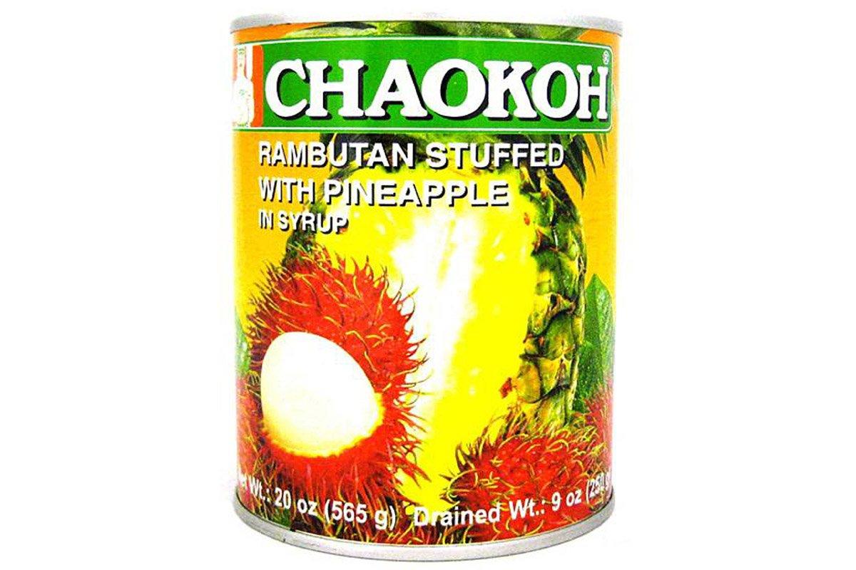 Chaokoh Rambutan mit Ananas in Syrup CHAO KOH