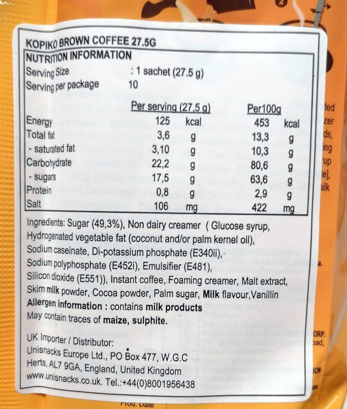 Kopiko Instant Brown Coffee, 8.8 oz (10 Sachets), 3 Bags - Mighty Depot