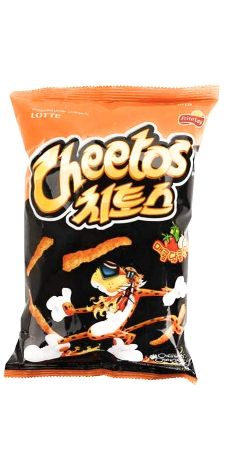 Lotte Cheetos Sweet Spicy Flavor 178g Korean Snacks - Mighty Depot