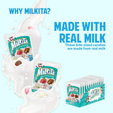 Milkita Creamy Shake Candy Bag, Gluten Free Chewy Candies with Calcium & Real Milk, Zero Trans Fat, Low-Sugar - Mighty Depot