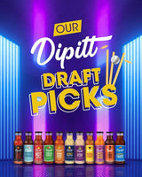 Dipitt Tomato Ketchup 10.58 oz (300g) | Condiment for Dipping, Marinade & Cooking | Verified Non-GMO | Halal & Gluten Free | No Artificial Flavours | Finest Glass Bottle - Mighty Depot