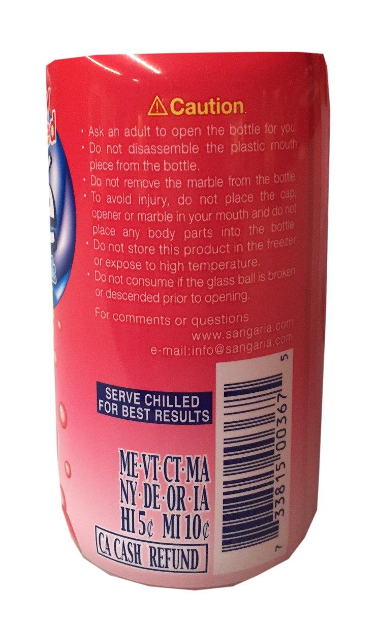 Sangaria Ramune Premium Carbonated Soft Drink 6.76 fl oz per Bottle - Mighty Depot