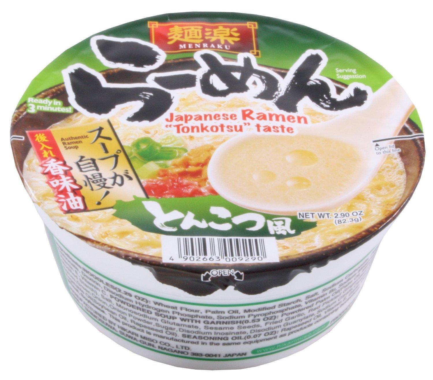 Menraku Japanese Ramen "Tonkatsu" Taste 2.9z