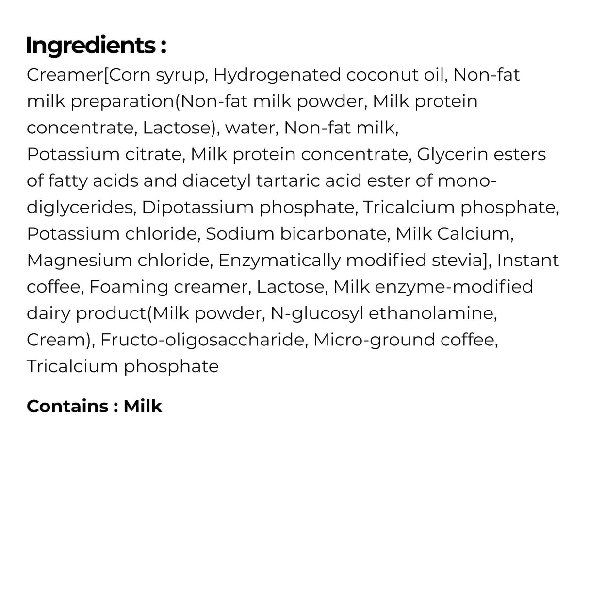 Namyang Lookas 9 Original Latte Instant Coffee 14.9g(Pack of 10) - Mighty Depot