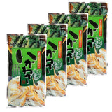 Ikawasa 0.7oz 4pcs Set Wasabi Taste Smoking Squid Japanese Appetizers Kujifood Ninjapo - Mighty Depot