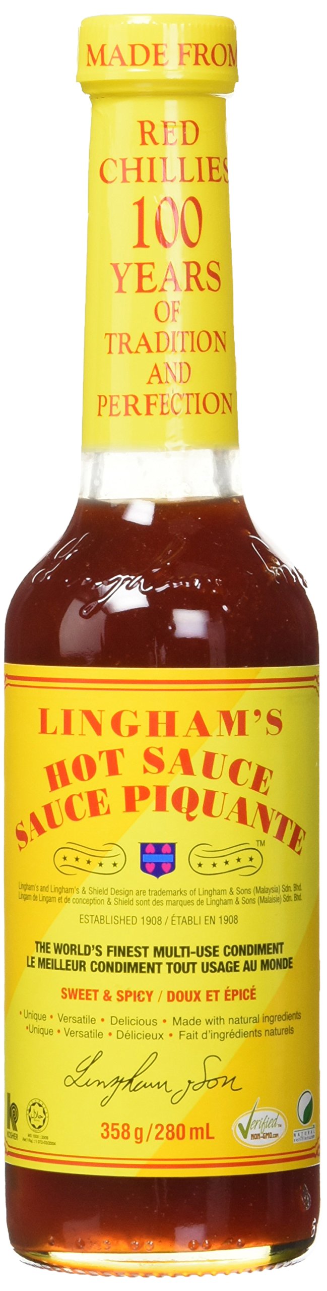 Lingham's HOT SAUCE ORIGINAL, 12.6 Ounce