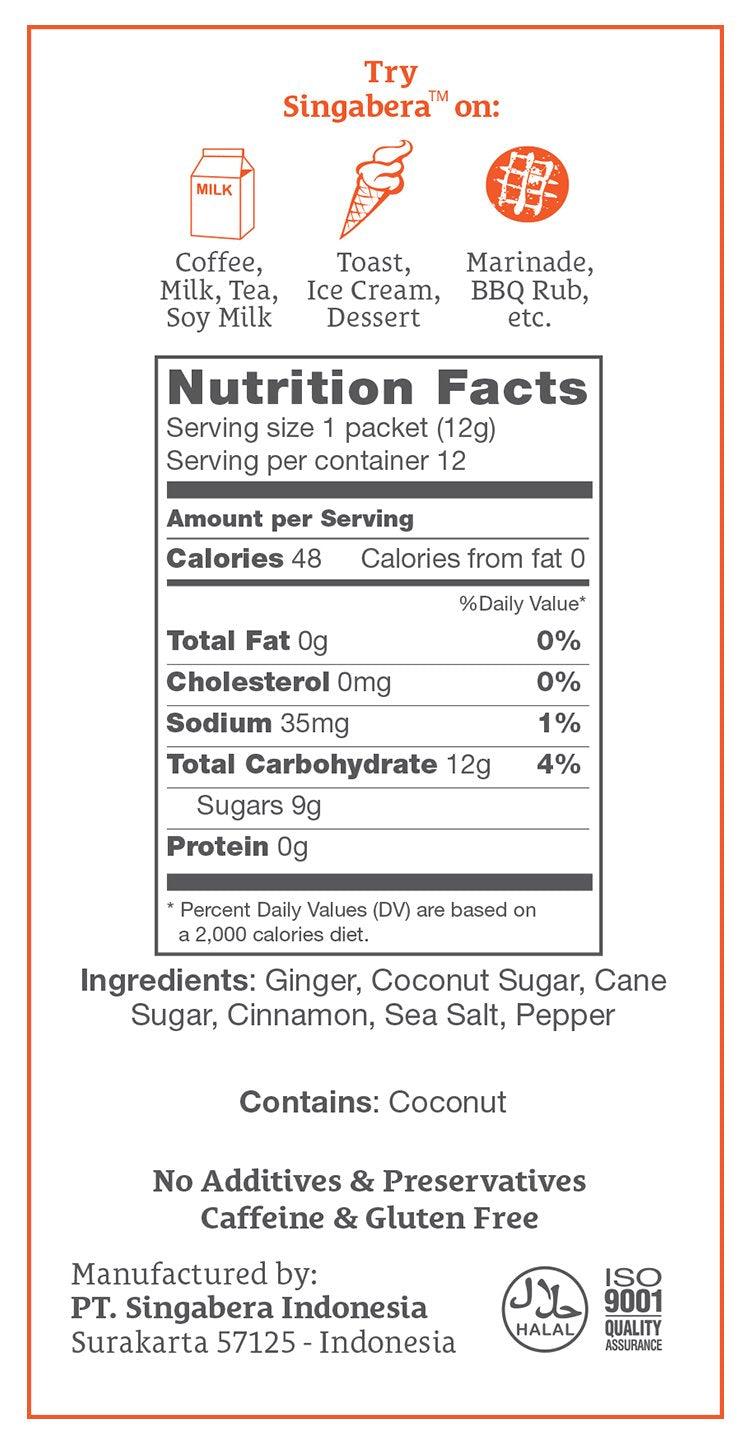 Singabera Ginger Drink - Lemon Ginger Flavor 6.3 oz (Pack of 3) - Mighty Depot