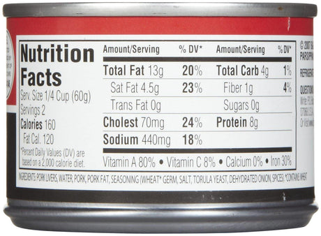 Sell's Liver Pate, 4.25 oz - Mighty Depot