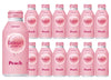 [Product of Japan] Suntory Gokuri Peach ふんわりピーチ, Non Carbonated Soft Drink - 14.1 Fl Oz | Pack of 12 Aluminum Bottle