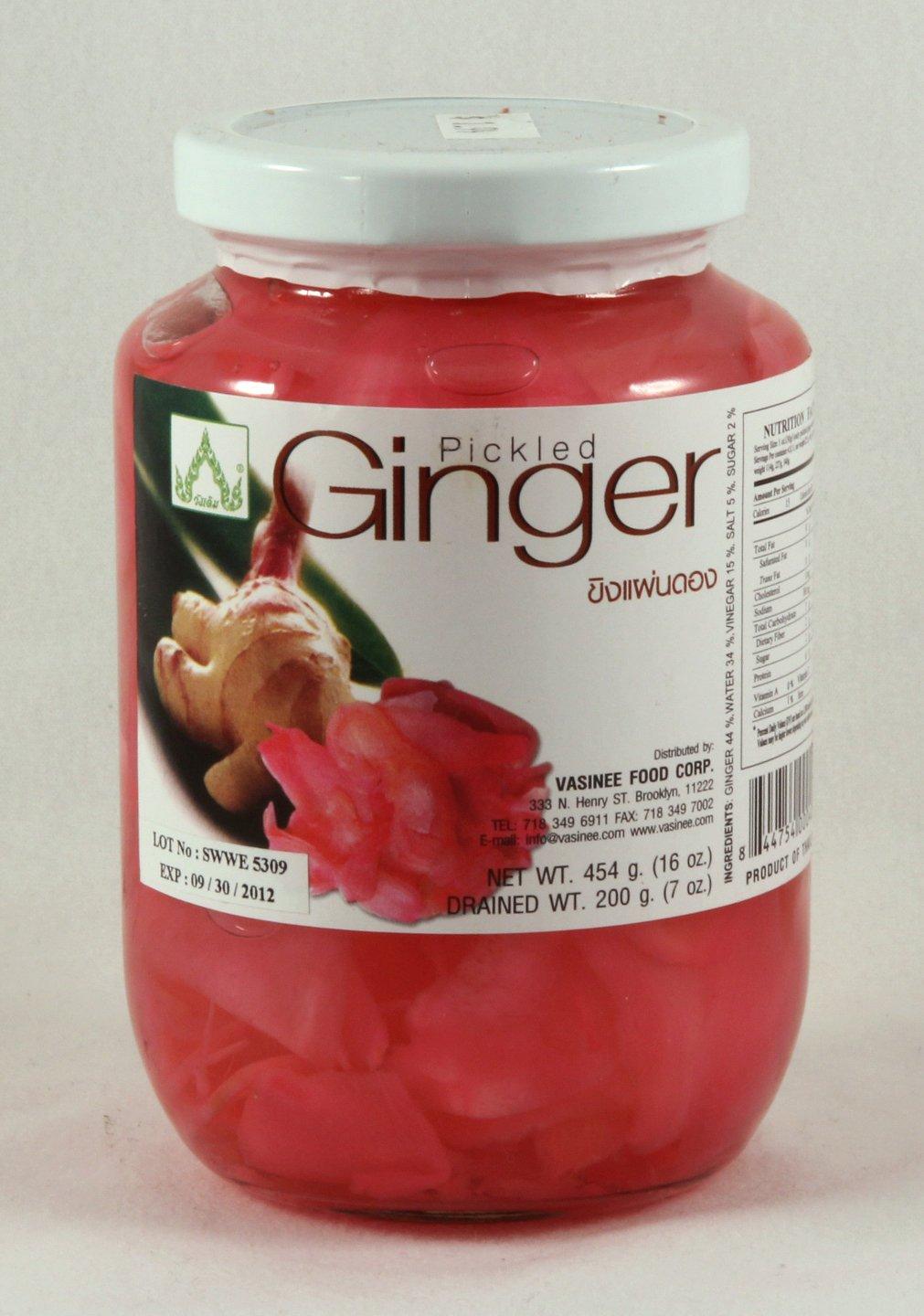 Vasinee - Pickled Ginger 16oz - Mighty Depot