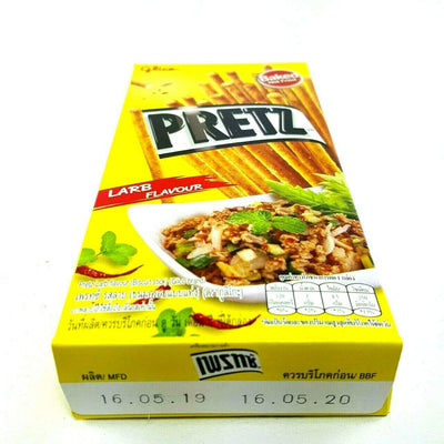 Thai Glico Pretz Larb Flavour Biscuit Stick (Pack of 4)