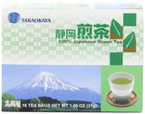 Takaokaya Tea, Sencha Green Tea, 1.09 oz, 16-Count Tea Bags (Pack of 12) - Mighty Depot