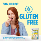 Milkita Creamy Shake Candy Bag, Gluten Free Chewy Candies with Calcium & Real Milk, Zero Trans Fat, Low-Sugar - Mighty Depot