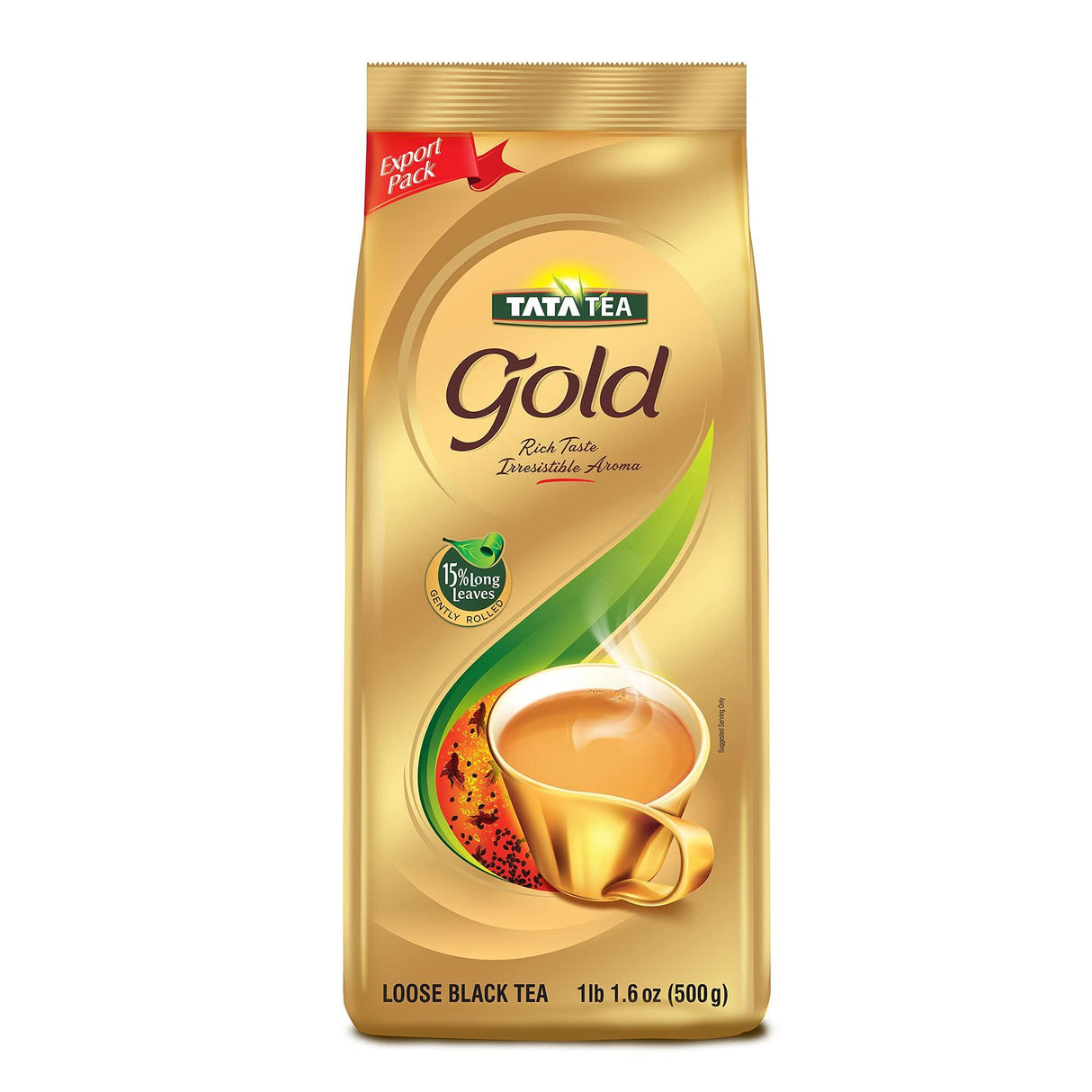 Tata Tea Gold, Loose Leaf Premium Black Tea, 500g - Mighty Depot