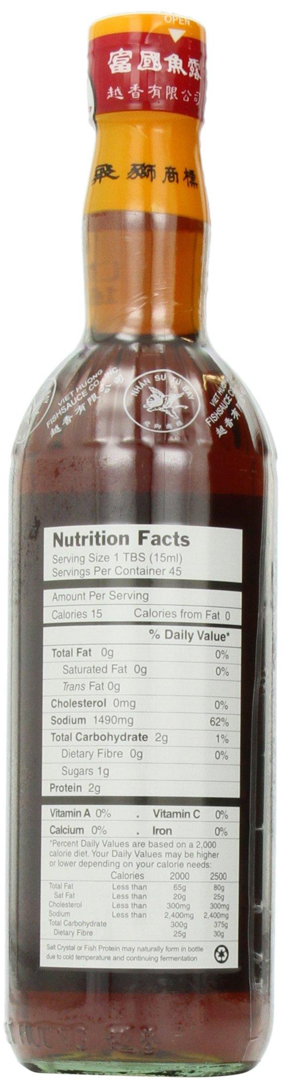 Flying Lion Vietnamese Style Fish Sauce - 24 ounce bottle - Mighty Depot