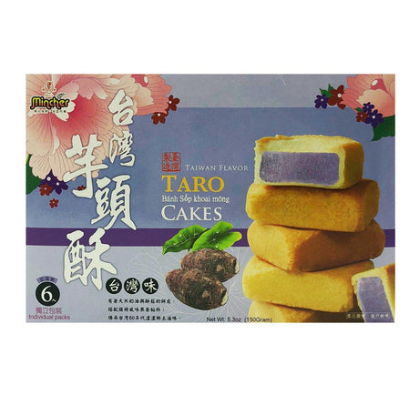 Mincher Banh Sop Khoai Mong Taiwan Flavor Cakes 5.3oz (Taro Cake) - Mighty Depot