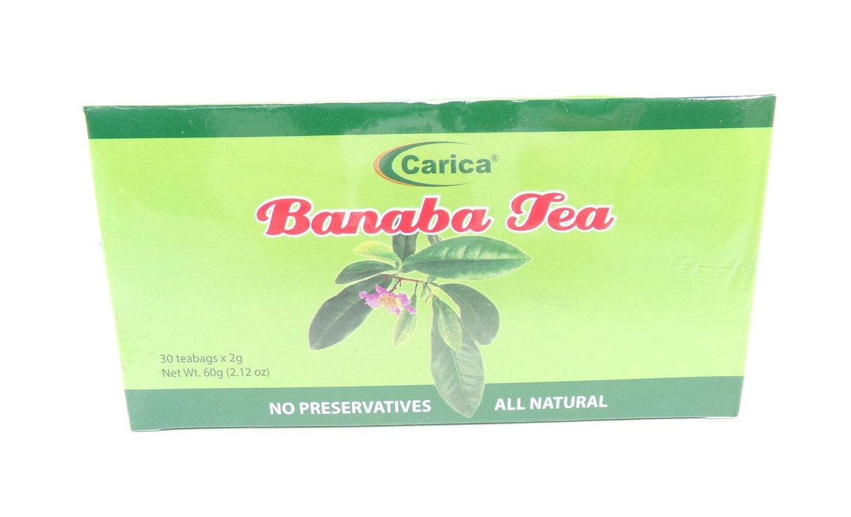Carica Banaba Tea 30 count (2) - Mighty Depot