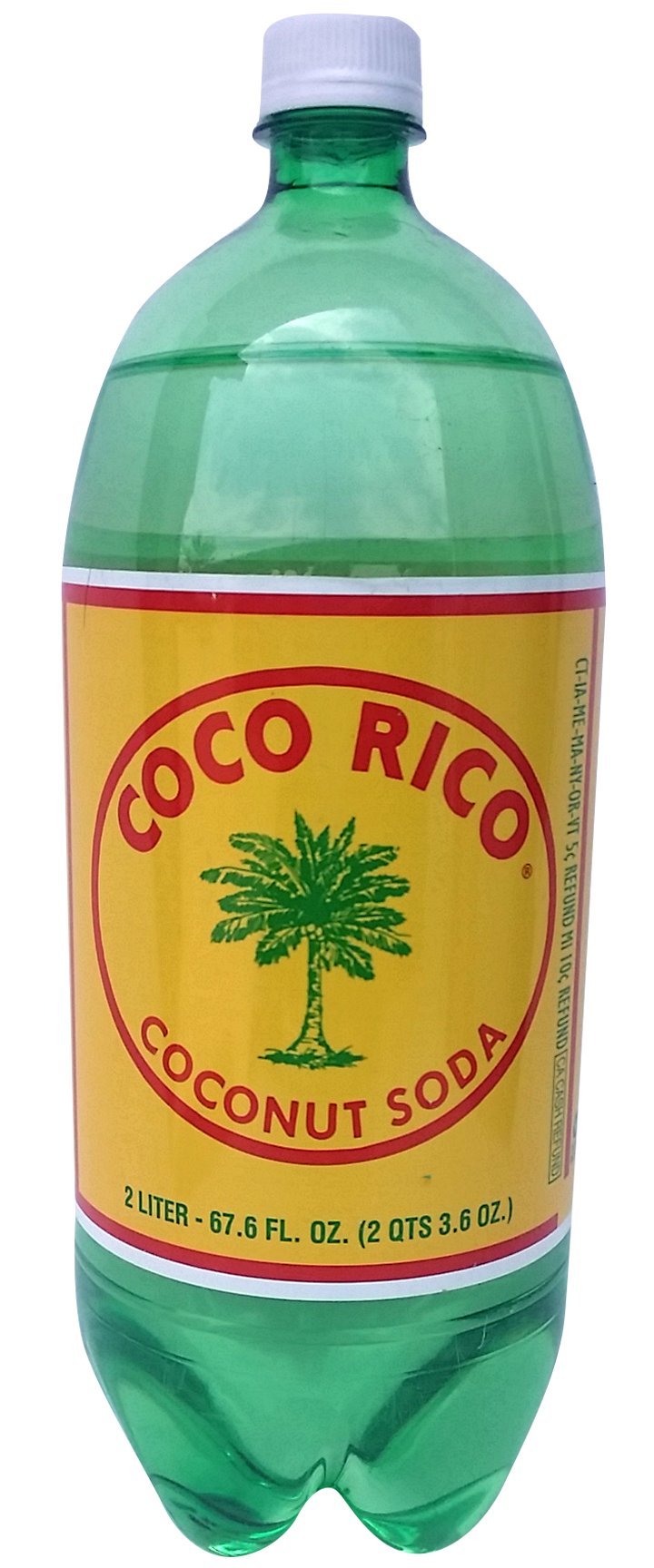 Coco Rico Coconut Soda, 67.60 Fl Oz (Pack of 6)