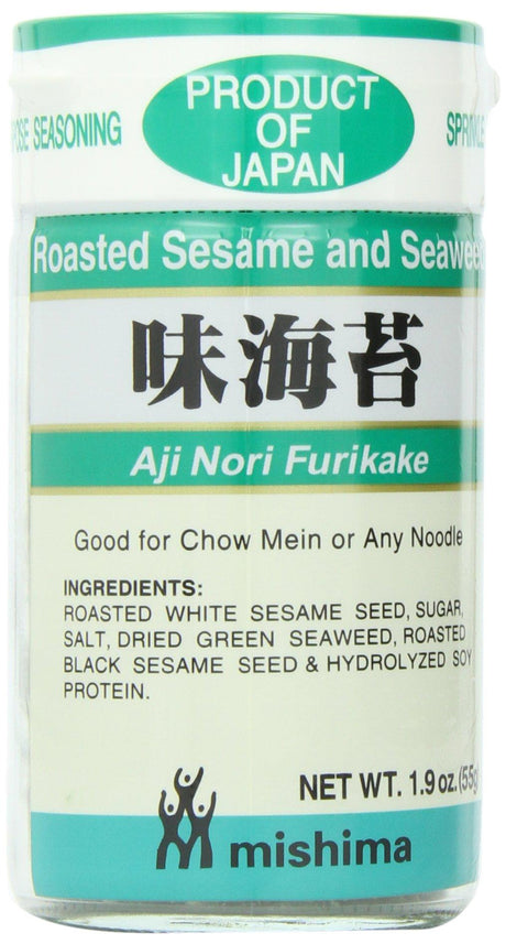 Shirakiku Furikake Aji Nori, 1.9-Ounce Units (Pack of 10) - Mighty Depot