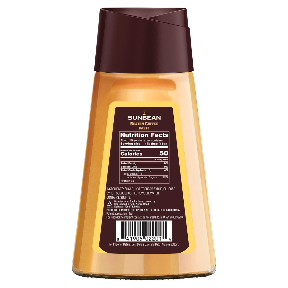 Sunbean Beaten Caffe - Instant Beaten Coffee Paste - Rich, Creamy, and Whipped Coffee Paste - 250g (8.82 OZ) - Mighty Depot