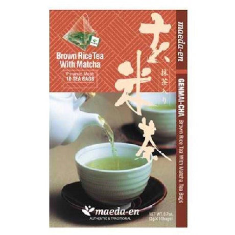 Maeda-En Genmaicha Tea Bags, 10-Ounce - Mighty Depot