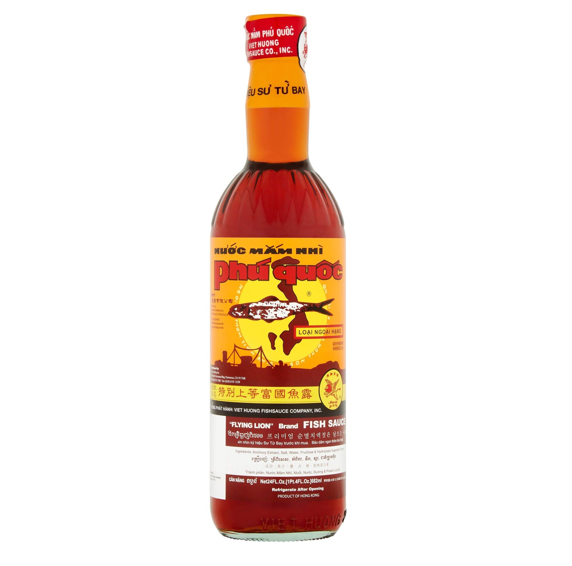 Imported "Flying Lion" Vietnamese-style Fish Sauce, 24-Ounce Bottle (Pack of 2)