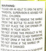 Sangaria Ramune Premium Crabonated soft drink Peach Flavor 5 PACK (6.76 fl oz each) - Mighty Depot