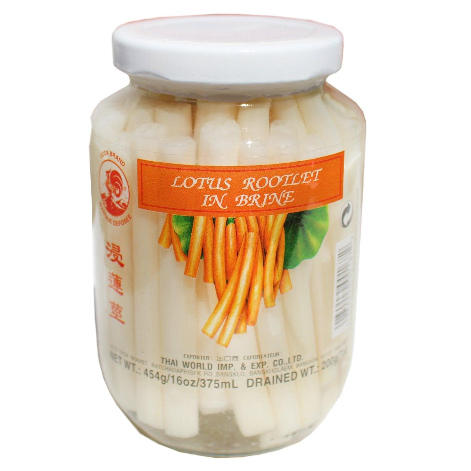 Cock Brand, Lotus Rootlet in Brine, 16 oz