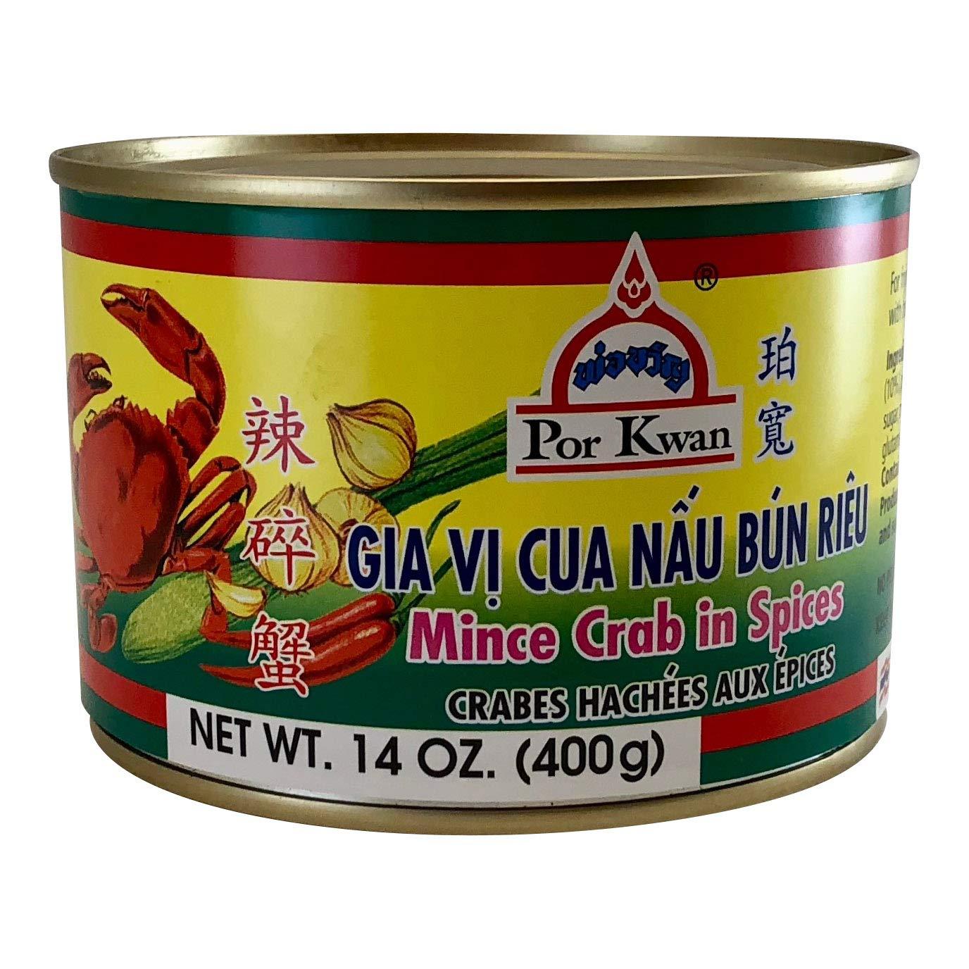 Por Kwan Mince Crab in Spices 14 Oz