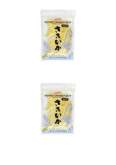Shirakiku Prepared Shredded Squid Dried Squid Plain Flavor, 8 Ounce (2 PACK) - Mighty Depot