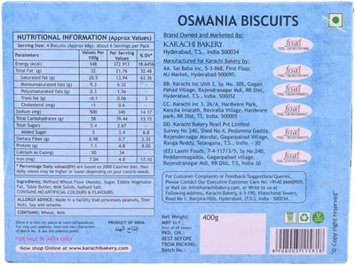 Karachi Bakery Osmania Biscuits, 400G