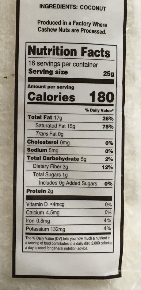 Patel's Cuisine Spices, Pwd, Cocnut, 16-Ounce (Pack of 5) - Mighty Depot