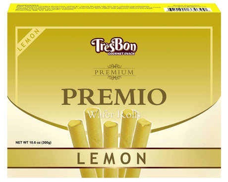 TresBon Premium Wafer Roll 1 Count (300gr or 10.6 oz) (Lemon) - Mighty Depot