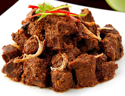 Indofood Rendang - Beef in Chili & Coconut Seasoning, 50 Gram (Pack of 8)