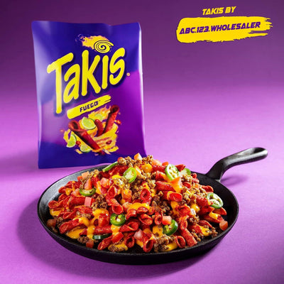 Barcel Takis Fuego Hot Chili Pepper & Lime Tortilla Chips Oz