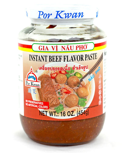 Por Kwan Instant Soup Base (Beef Flavor) 16oz