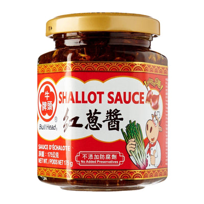 NT# Bull Head Sauce - Red Shallot 175g -The sauce is aromatic and fragrant. Can be used as saladdressingor other dishes. Truly a versatile go-to in the kitchen!