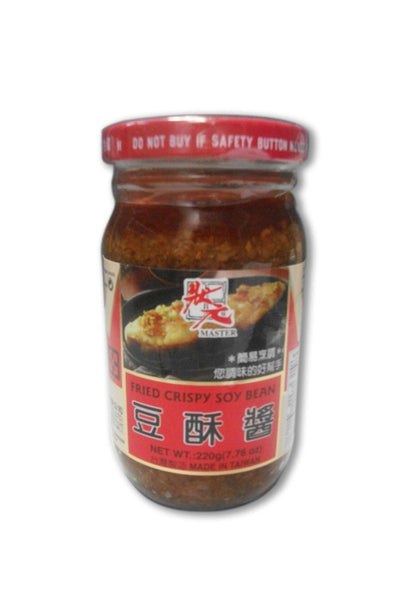 Master Sauce, Fried Crispy Soy Bean Sauce, 7.76 oz