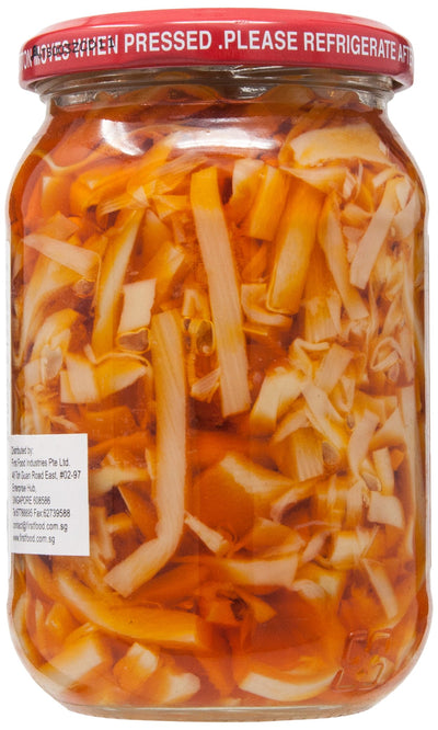 Master Preserved Crispy Chili Bamboo Shoot in Soybean Oil - 12oz
