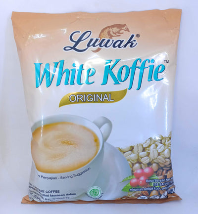 Kopi Luwak White Koffie Original (3in1) 18-ct, 360 Gram (Pack of 4)