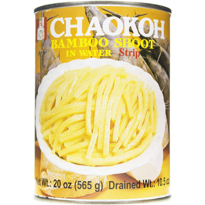 Chaokoh Bamboo Shoot in Water (Strip) 565g, 2 Pack