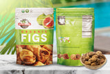 Organic Turkish Sun-Dried Figs 2lb bag - USDA Certified- Non-GMO- Unsulfured Vegan Snack - Mighty Depot